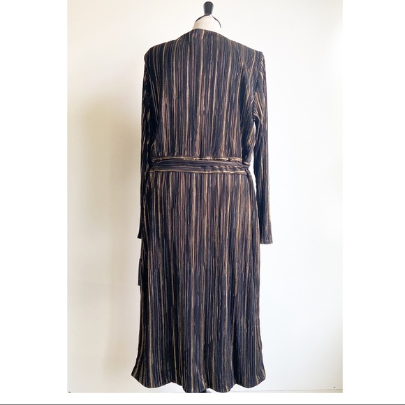 RACHEL Rachel Roy Pleated Faux Wrap Sheath Dress - Picture 6 of 11